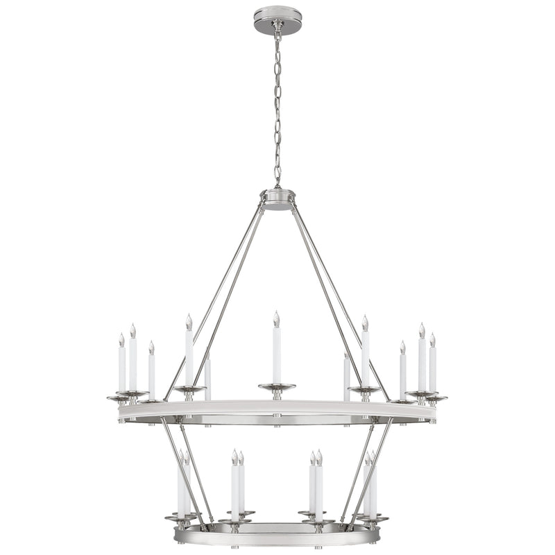 Visual Comfort Signature CHC 1607PN 20 Light Chandelier, Polished Nickel