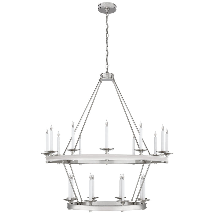 Visual Comfort Signature CHC 1607PN 20 Light Chandelier, Polished Nickel
