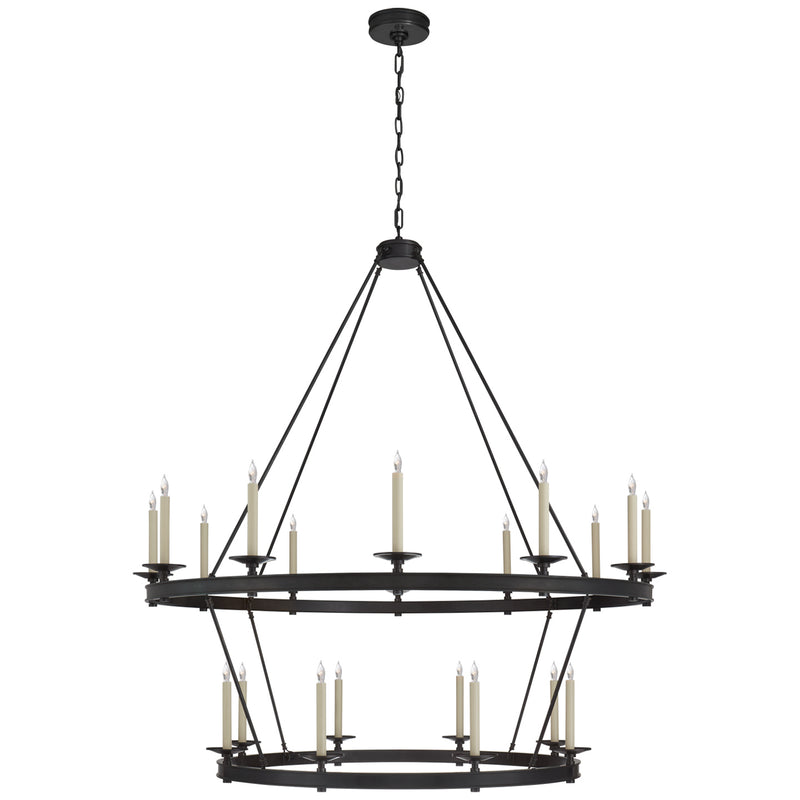Visual Comfort Signature CHC 1608BZ 20 Light Chandelier, Bronze