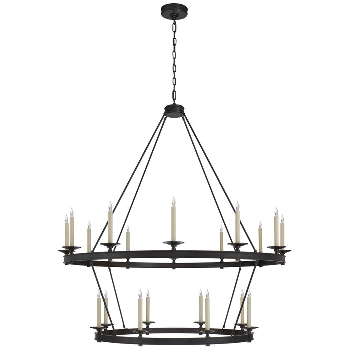 Visual Comfort Signature CHC 1608BZ 20 Light Chandelier, Bronze