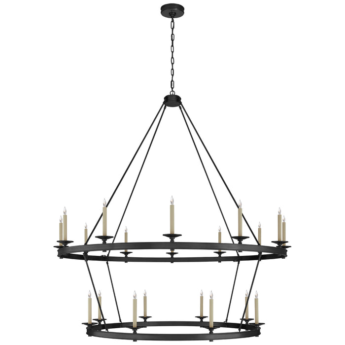 Visual Comfort Signature CHC 1609BZ 20 Light Chandelier, Bronze