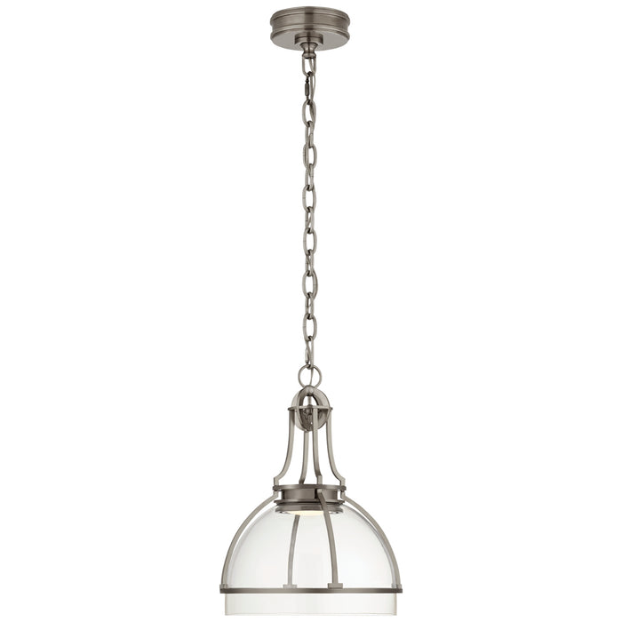 Visual Comfort Signature CHC 5481AN-CG LED Pendant, Antique Nickel