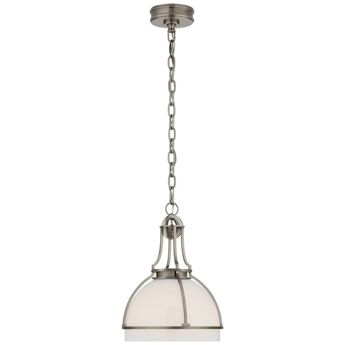 Visual Comfort Signature CHC 5481AN-WG LED Pendant, Antique Nickel