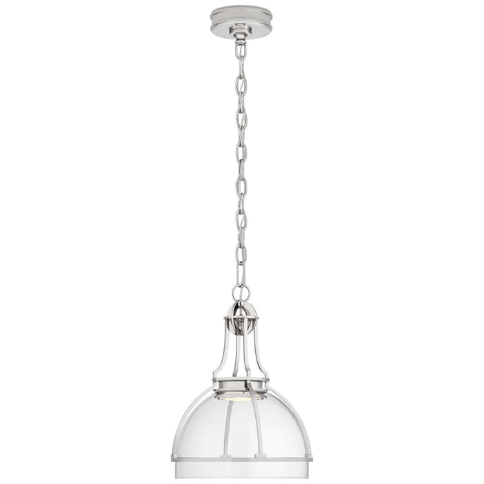 Visual Comfort Signature CHC 5481PN-CG LED Pendant, Polished Nickel