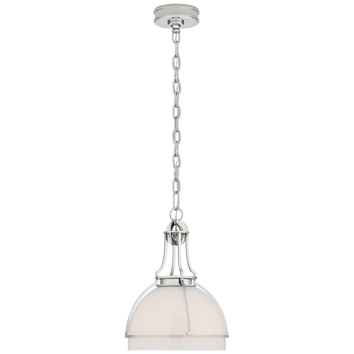 Visual Comfort Signature CHC 5481PN-WG LED Pendant, Polished Nickel
