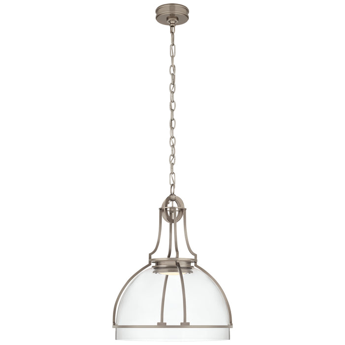 Visual Comfort Signature CHC 5482AN-CG LED Pendant, Antique Nickel
