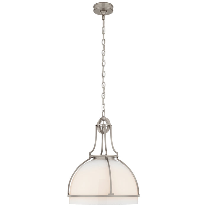 Visual Comfort Signature CHC 5482AN-WG LED Pendant, Antique Nickel
