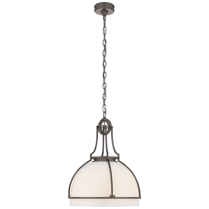 Visual Comfort Signature CHC 5482BZ-WG LED Pendant, Bronze