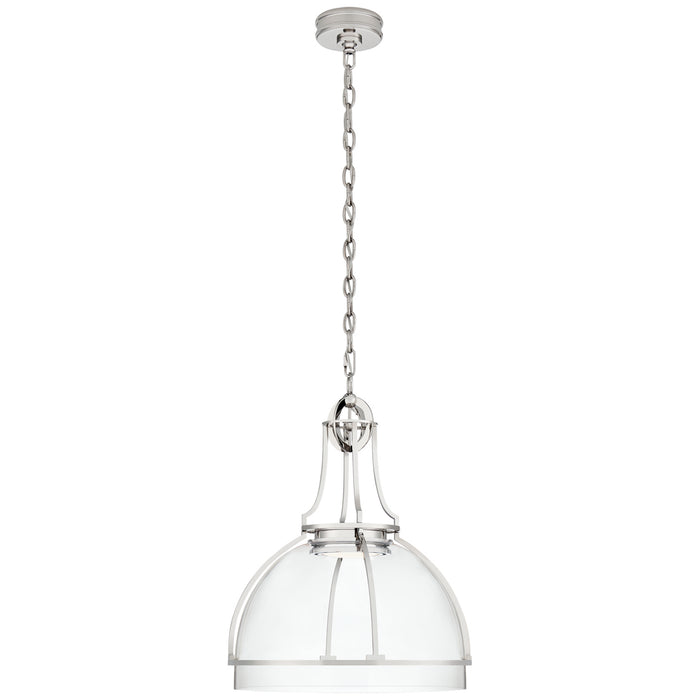 Visual Comfort Signature CHC 5482PN-CG LED Pendant, Polished Nickel