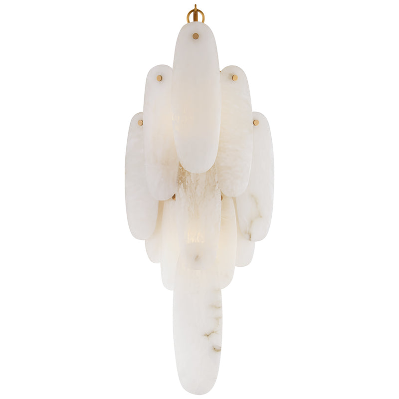 Visual Comfort Signature CHD 2917AB-ALB LED Wall Sconce, Antique-Burnished Brass