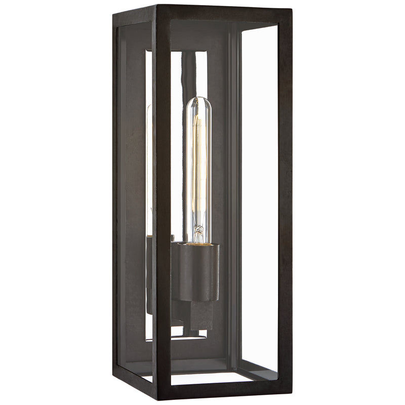 Visual Comfort Signature CHO 2931AI-CG One Light Wall Lantern, Aged Iron