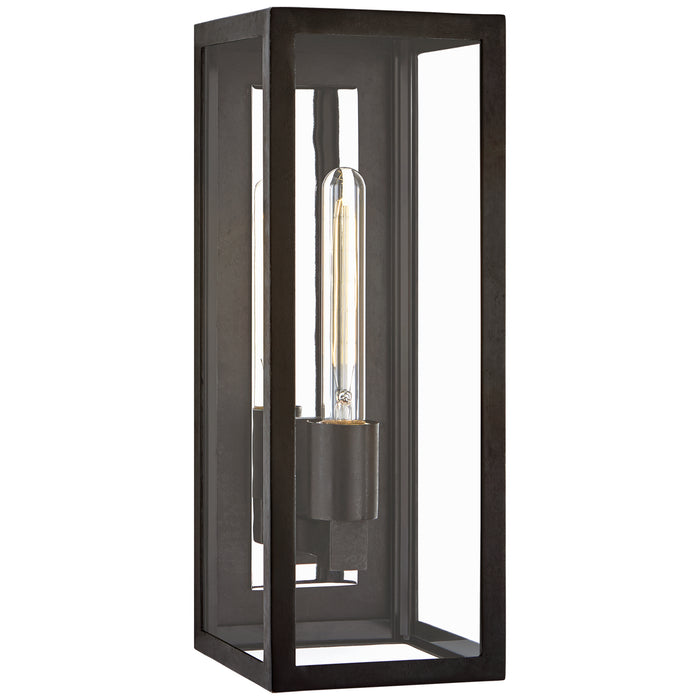 Visual Comfort Signature CHO 2931AI-CG One Light Wall Lantern, Aged Iron