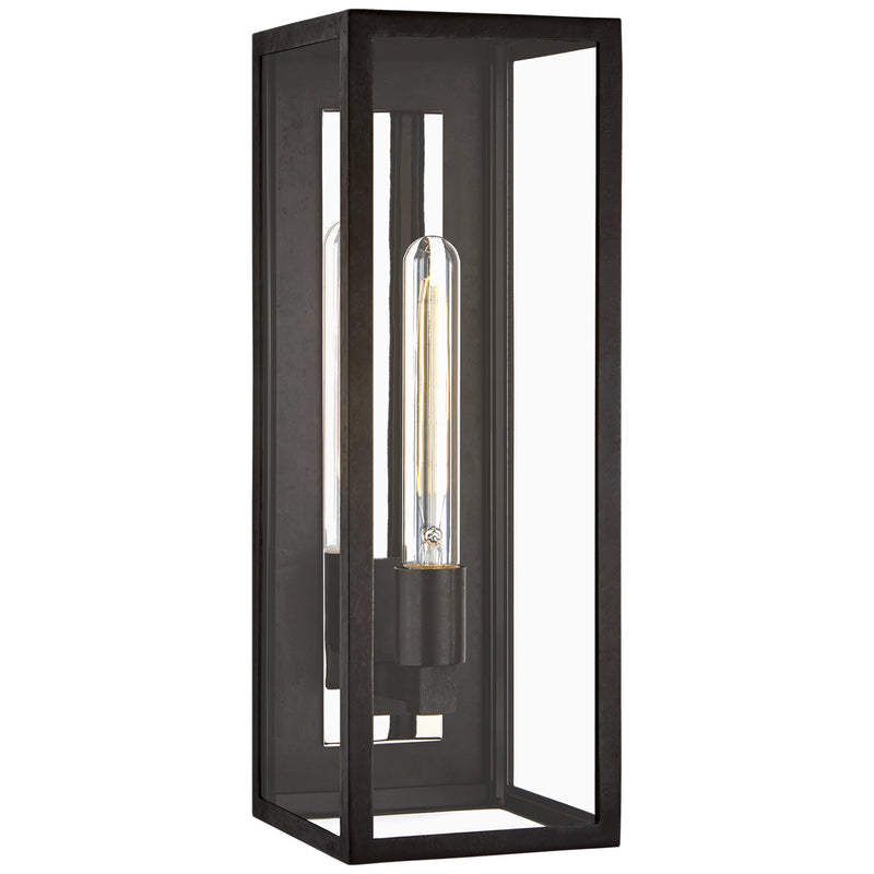 Visual Comfort Signature CHO 2932AI-CG One Light Wall Lantern, Aged Iron