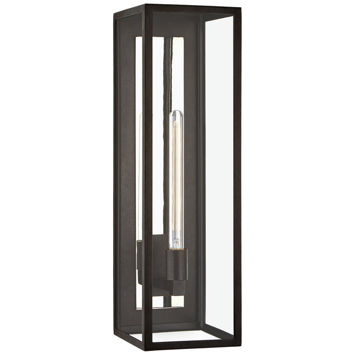 Visual Comfort Signature CHO 2933AI-CG One Light Wall Lantern, Aged Iron