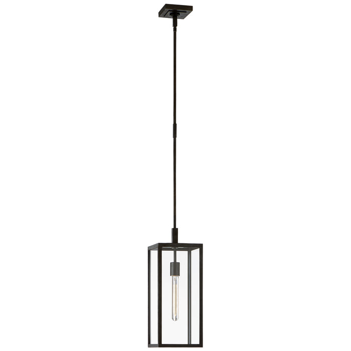 Visual Comfort Signature CHO 5932AI-CG One Light Hanging Lantern, Aged Iron