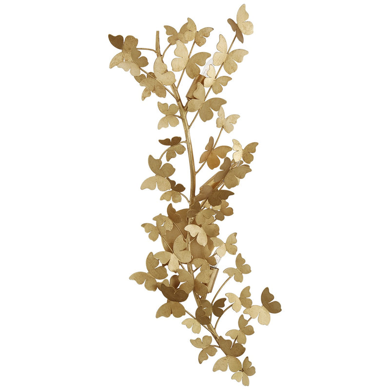 Visual Comfort Signature JN 2502G Three Light Wall Sconce, Gild