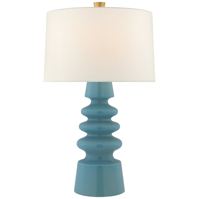 Visual Comfort Signature JN 3608BJD-L One Light Table Lamp, Blue Jade