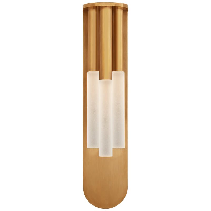 Visual Comfort Signature KW 2284AB-EC LED Wall Sconce, Antique-Burnished Brass