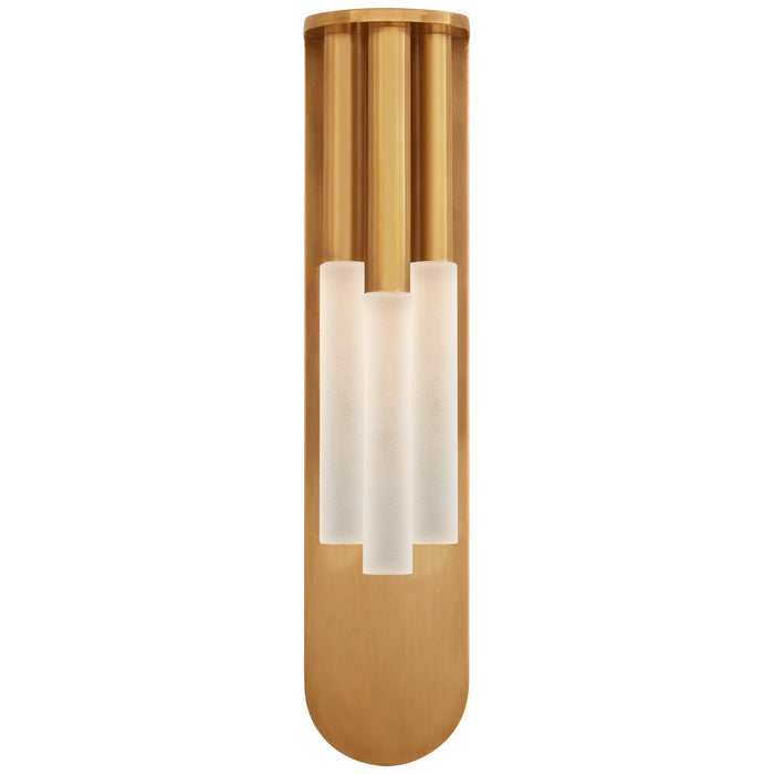 Visual Comfort Signature KW 2284AB-EC LED Wall Sconce, Antique-Burnished Brass