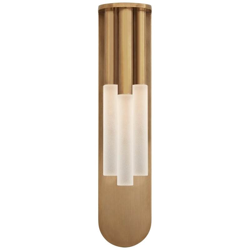 Visual Comfort Signature KW 2284AB-EC LED Wall Sconce, Antique-Burnished Brass