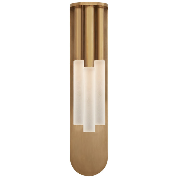 Visual Comfort Signature KW 2284AB-EC LED Wall Sconce, Antique-Burnished Brass