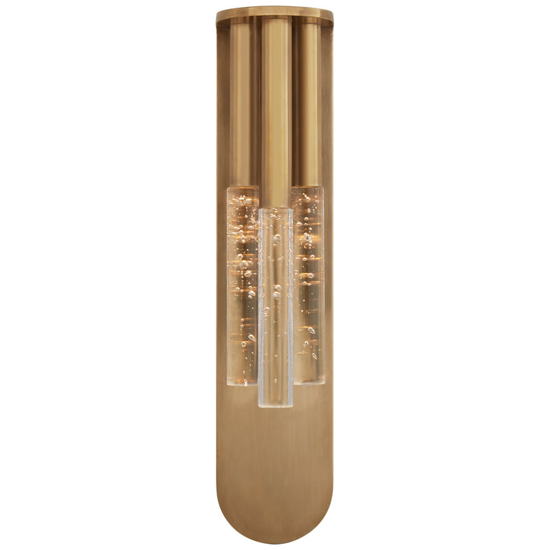 Visual Comfort Signature KW 2284AB-SG LED Wall Sconce, Antique-Burnished Brass