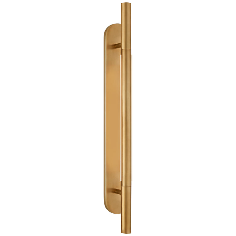 Visual Comfort Signature KW 2285AB-EC LED Wall Sconce, Antique-Burnished Brass
