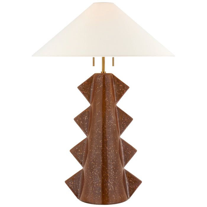 Visual Comfort Signature KW 3681ACO-L Two Light Table Lamp, Autumn Copper