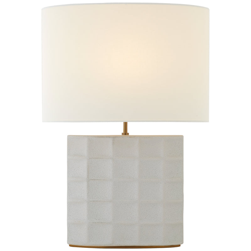 Visual Comfort Signature KW 3682PRW-L One Light Table Lamp, Porous White