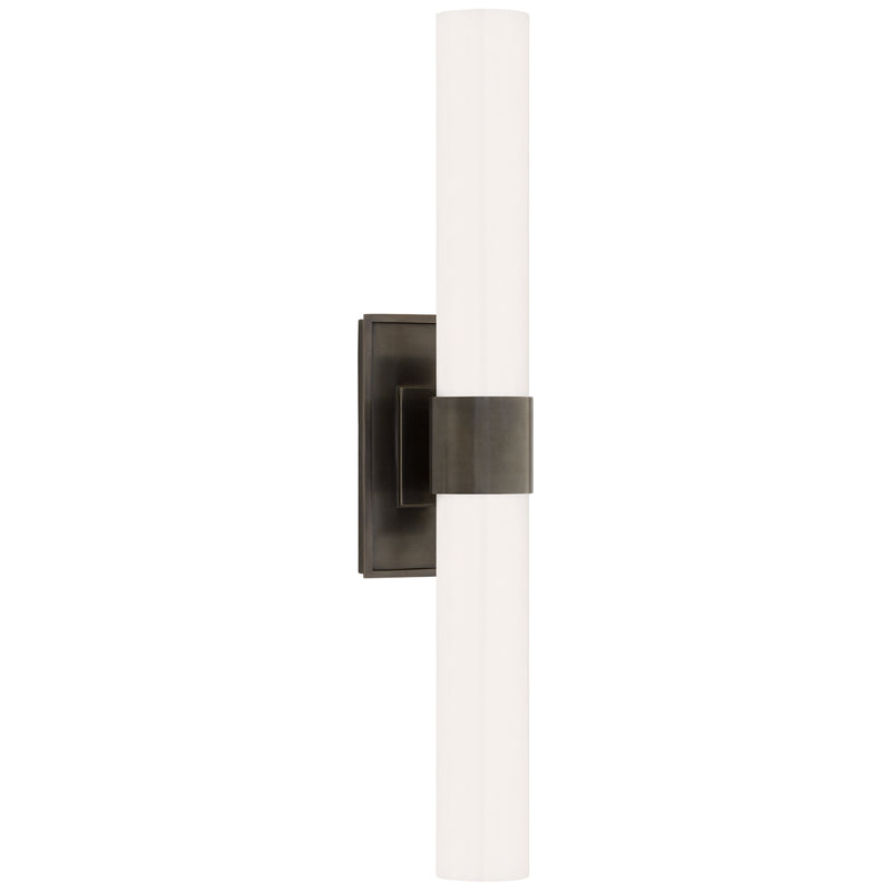Visual Comfort Signature S 2164BZ-WG Two Light Wall Sconce, Bronze
