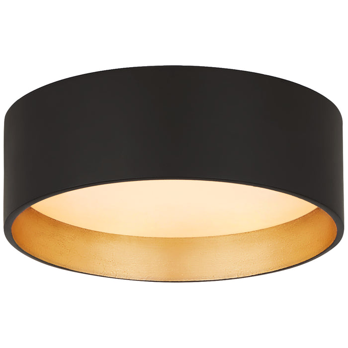 Visual Comfort Signature S 4040BLK LED Flush Mount, Matte Black