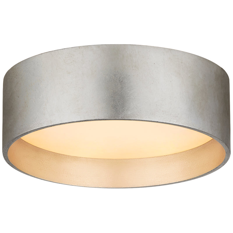 Visual Comfort Signature S 4040BSL LED Flush Mount, Burnished Silver Leaf