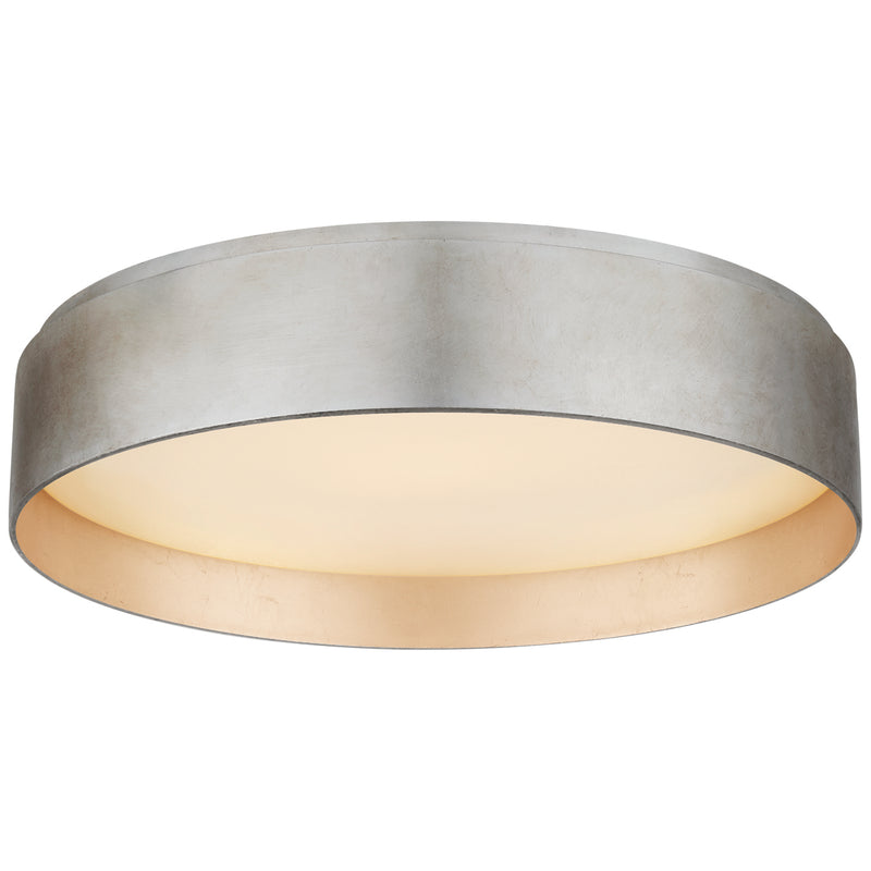 Visual Comfort Signature S 4043BSL LED Flush Mount, Burnished Silver Leaf