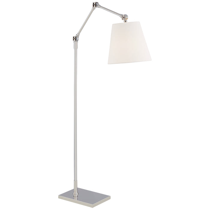 Visual Comfort Signature SK 1115PN-L One Light Floor Lamp, Polished Nickel