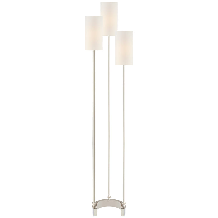 Visual Comfort Signature SK 1550PN-L Three Light Floor Lamp, Polished Nickel