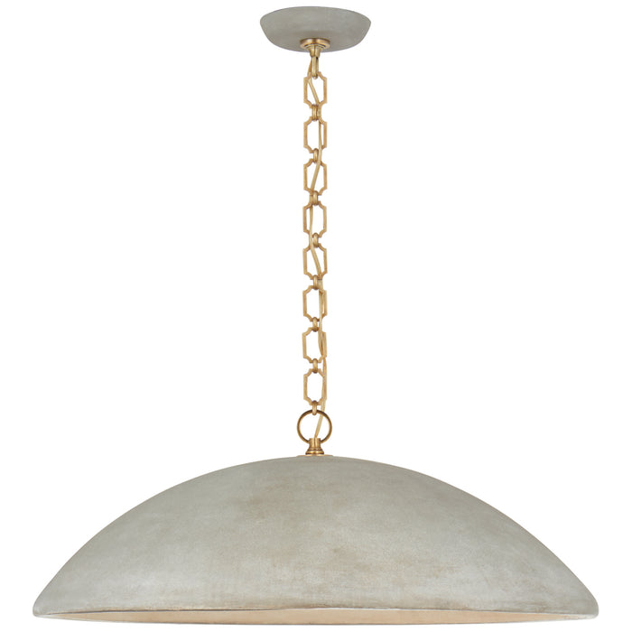 Visual Comfort Signature SK 5355PGY One Light Pendant, Portland Gray
