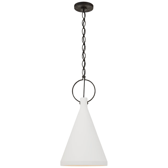 Visual Comfort Signature SK 5361NR-PW One Light Pendant, Natural Rust