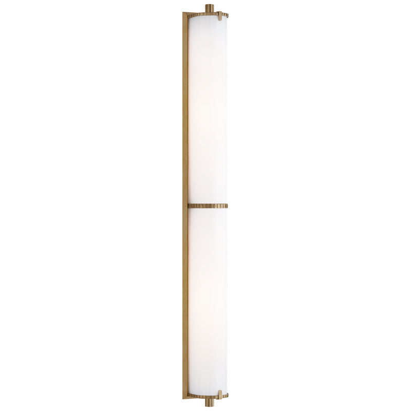 Visual Comfort Signature TOB 2193HAB-WG LED Bath Lighting, Hand-Rubbed Antique Brass