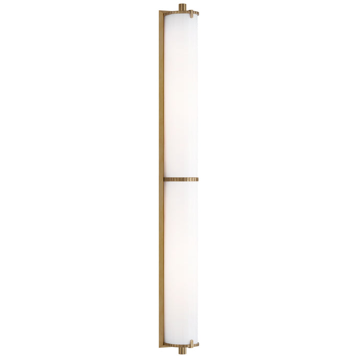 Visual Comfort Signature TOB 2193HAB-WG LED Bath Lighting, Hand-Rubbed Antique Brass
