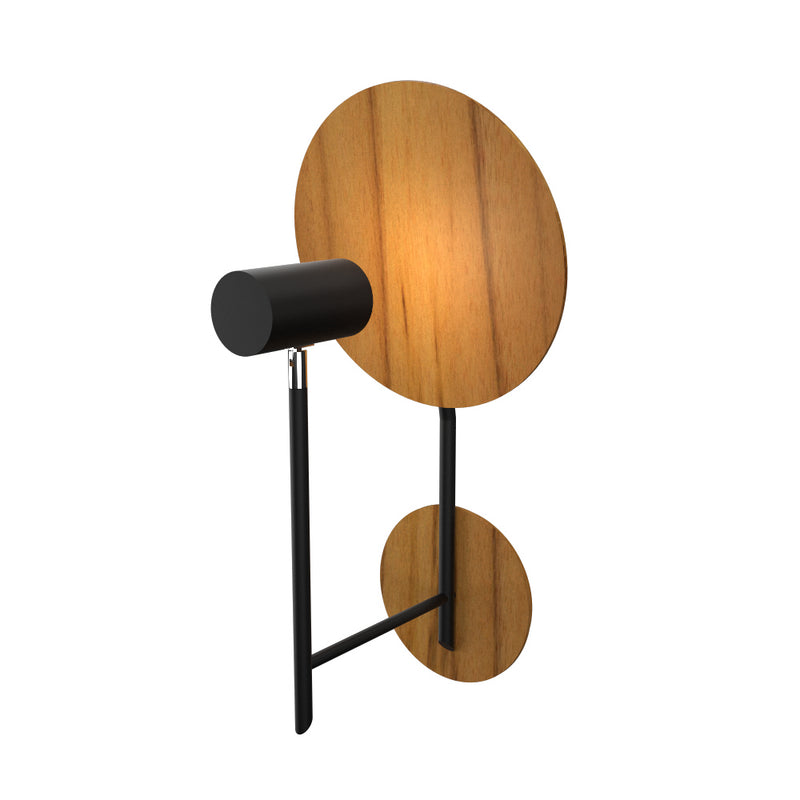 Accord Lighting 4128.12 One Light Wall Lamp, Teak