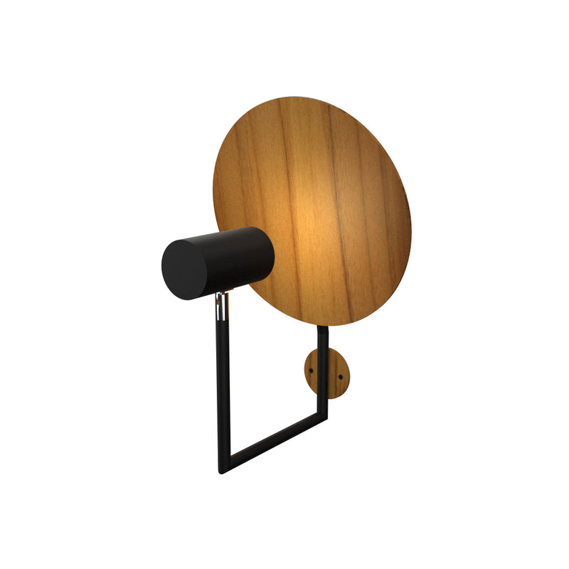 Accord Lighting 4129.12 One Light Wall Lamp, Teak