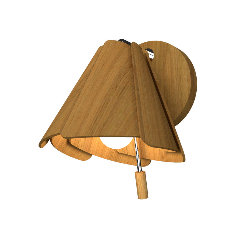 Accord Lighting 4136.09 One Light Wall Lamp, Louro Freijo