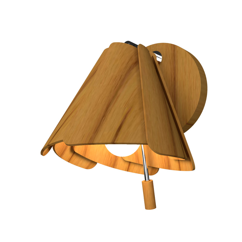 Accord Lighting 4136.12 One Light Wall Lamp, Teak