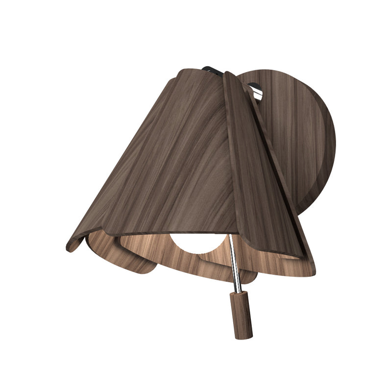 Accord Lighting 4136.18 One Light Wall Lamp, American Walnut