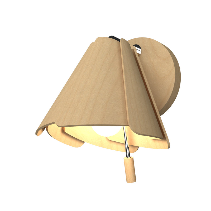 Accord Lighting 4136.34 One Light Wall Lamp, Maple