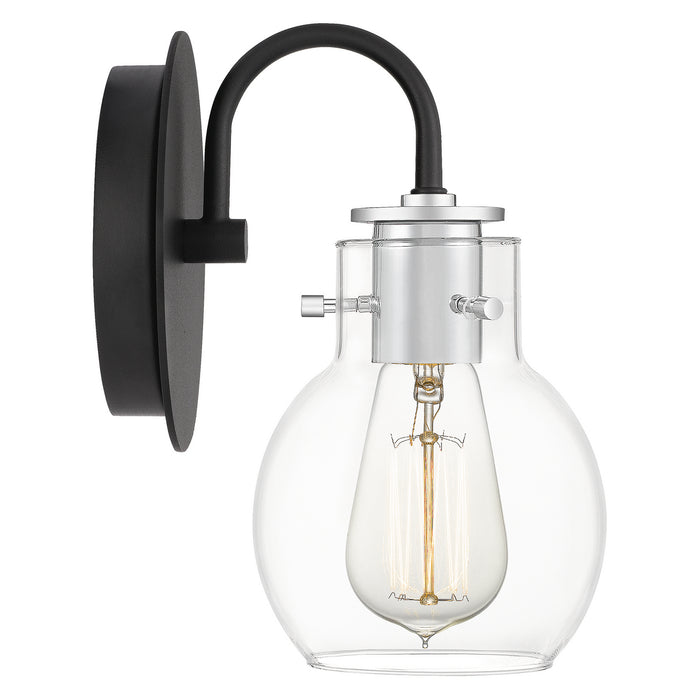 Quoizel ANW8601EK One Light Wall Sconce, Earth Black