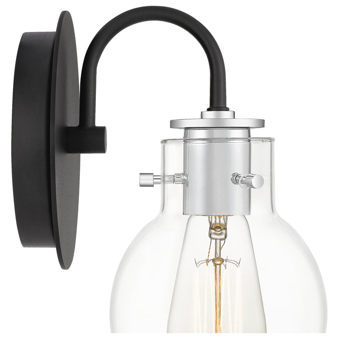 Quoizel ANW8601EK One Light Wall Sconce, Earth Black