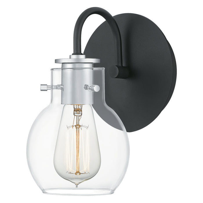 Quoizel ANW8601EK One Light Wall Sconce, Earth Black