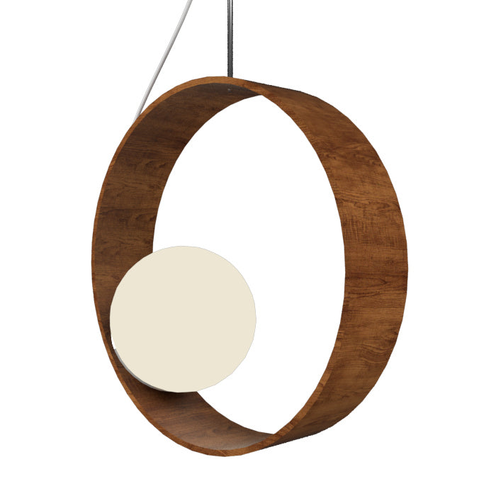 Accord Lighting 620.06 One Light Pendant, Imbuia