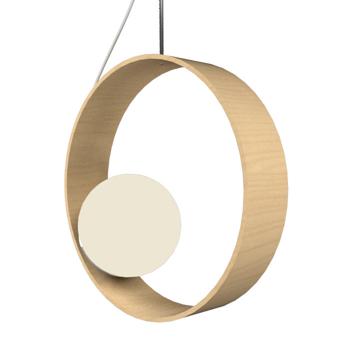 Accord Lighting 620.34 One Light Pendant, Maple